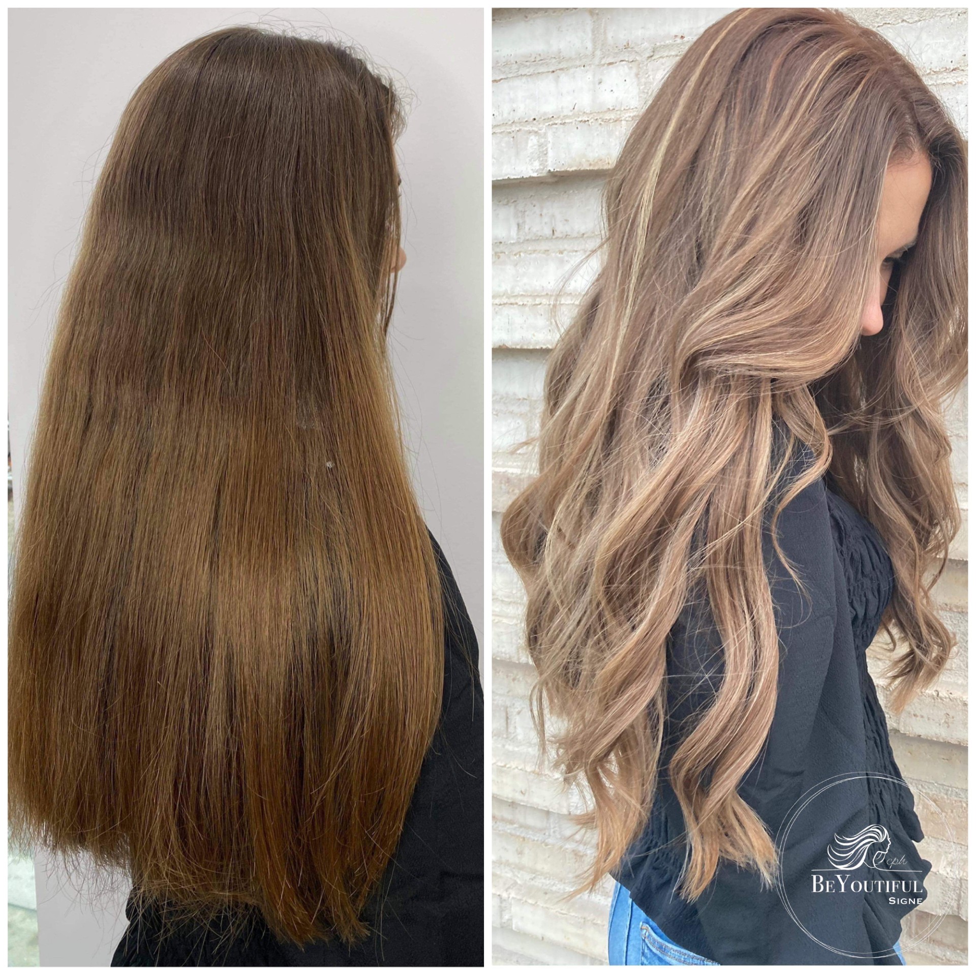 Babylights before and after
